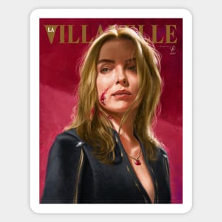 Villanelle Painted Portrait Sticker